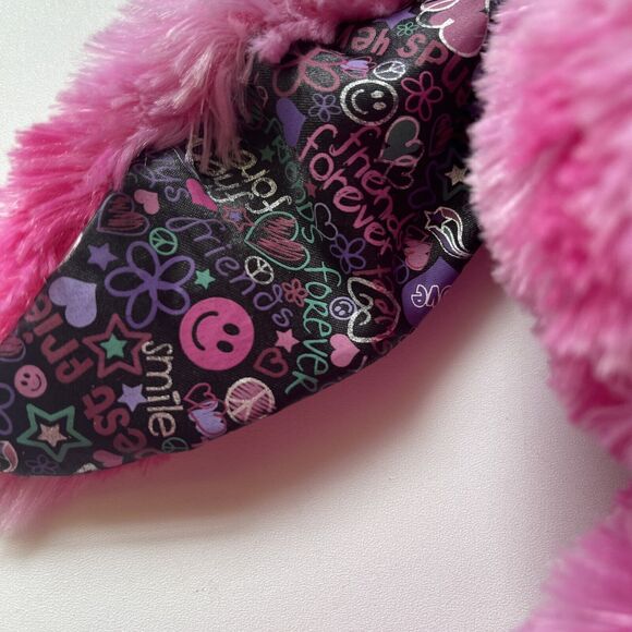 Build a Bear Hot Pink Heart Bunny Rabbit 16" BABW Plush Toy Best Friends Forever - Picture 3 of 9